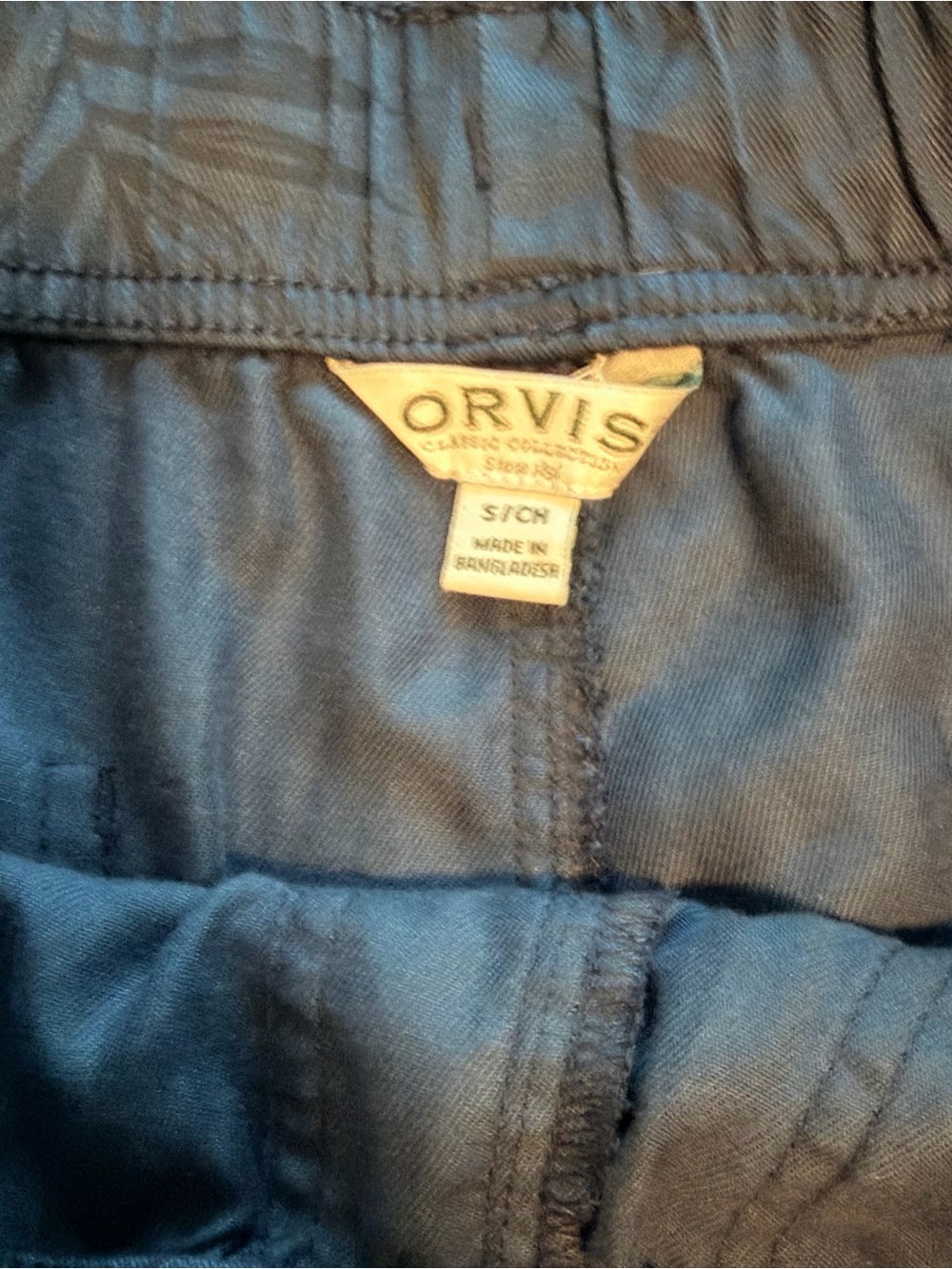 Orvis - Navy Blue - Women’s Jogger Pants - Small - Tropical Palm Leaf Print - Picture 5 of 5